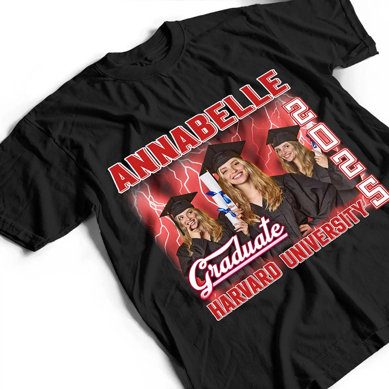 Graduation,Gift For Yourself,Gift For Women,Gift For Men - Custom Photo Graduation Congratulations - Personalized T Shirt