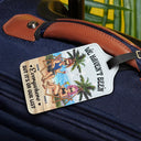Travel,Gift For Husband,Gift For Wife,Gift For Boyfriend,Gift For Girlfriend,Gift For Couples - Travel Partners For Life - Personalized Luggage Tag