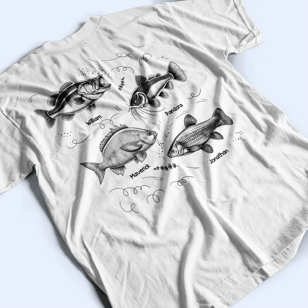 Gift For Father,Gift For Grandpa,Fishing,Top Market,Non-Eng,Icon,Proud - Reel Cool Grandpa Dad - Personalized T Shirt