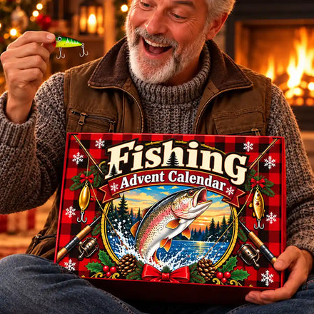 Squishy Fishing Gift For Husband And Son, Daughter - Christmas Countdown Advent Calendar