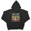 Pet Lovers I Like Dogs & Maybe 3 People - Personalized Custom T Shirt