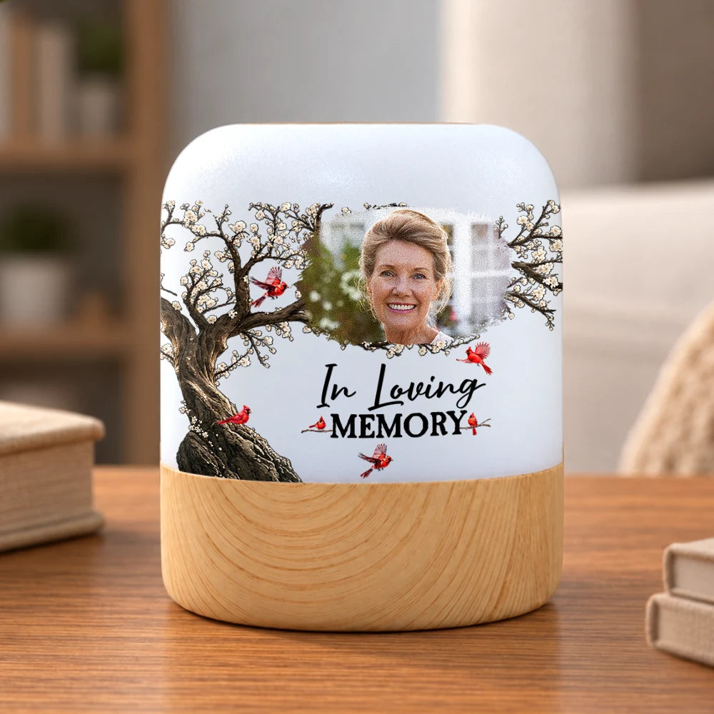 Custom Photo,Family,Memorial,Memorial Loved One,Sympathetic,Upload Full Photo - Memorial Sympathy Gifts For Loss Of Mom, Dad - Personalized Custom Photo When You Miss Me Have No Fear Touch Night Light