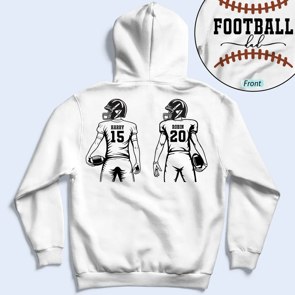 Sport Mom,Sport Dad,Gift For Mother,Gift For Father,Happy,Football - American Football Mom - Personalized T Shirt