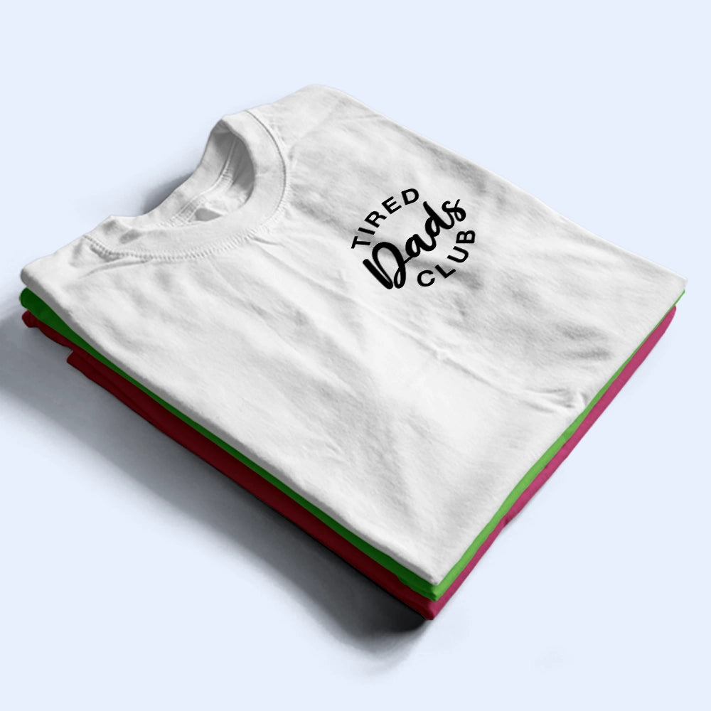 Custom Photo,Dad - Children,Gift For Father,Photo,Humorous - Custom Photo Car Track Tired Dad Club Funny - Personalized T Shirt