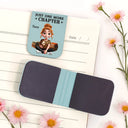 Gift For Yourself,Reading,Gift For Women,Gift For Men,Happy,Top Market - Just One More Chapter 3D Effect Reading Woman Man - Personalized Leather Magnetic Bookmark