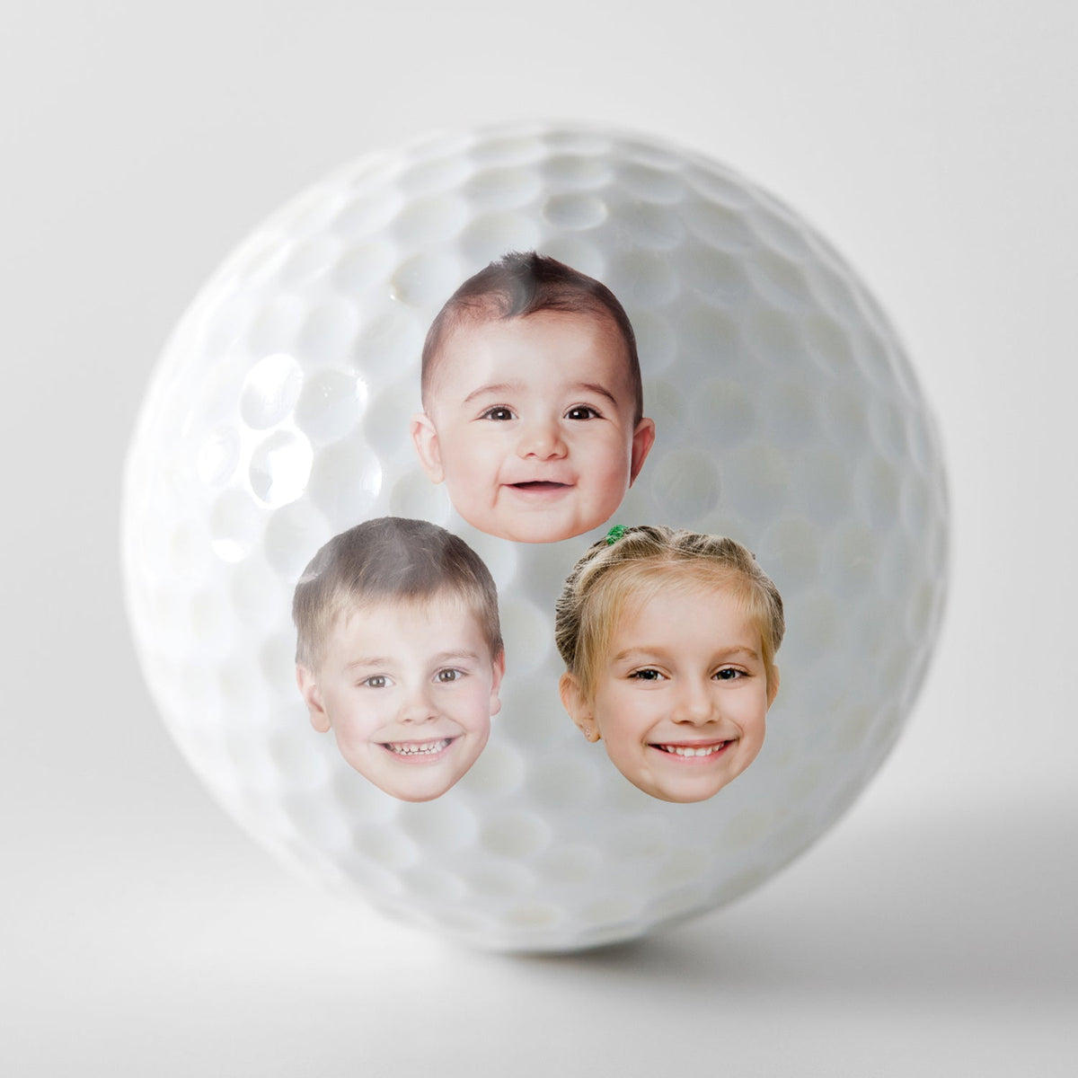 Custom Photo,Golf,Gift For Father,Funny - Custom Photo Best Dad By Par - Personalised Golf Ball