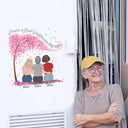 Mother & Daughters Forever Linked Together - Personalized Decor Decal