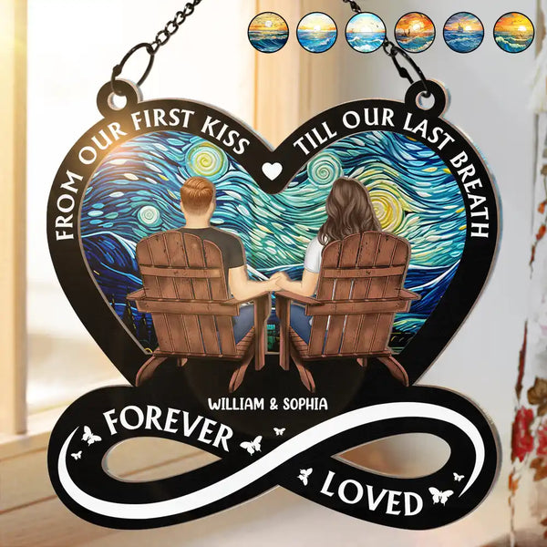 You And Me We Got This Forever Loved - Personalized Window Hanging Suncatcher Ornament