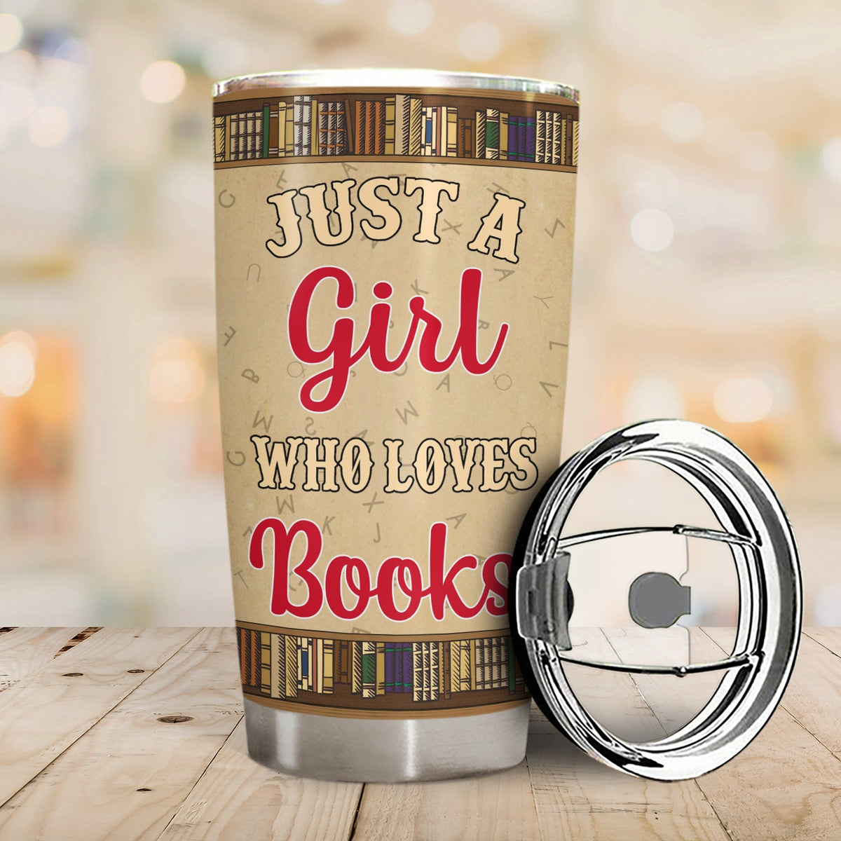 Reading I‘m A Bookaholic - Gift For Book Lovers - Personalized Custom Tumbler