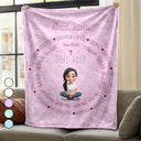 Christmas,Christian,Gift For Yourself - Christian Affirmation Bible Verse - Personalized Fleece Blanket, Sherpa Blanket