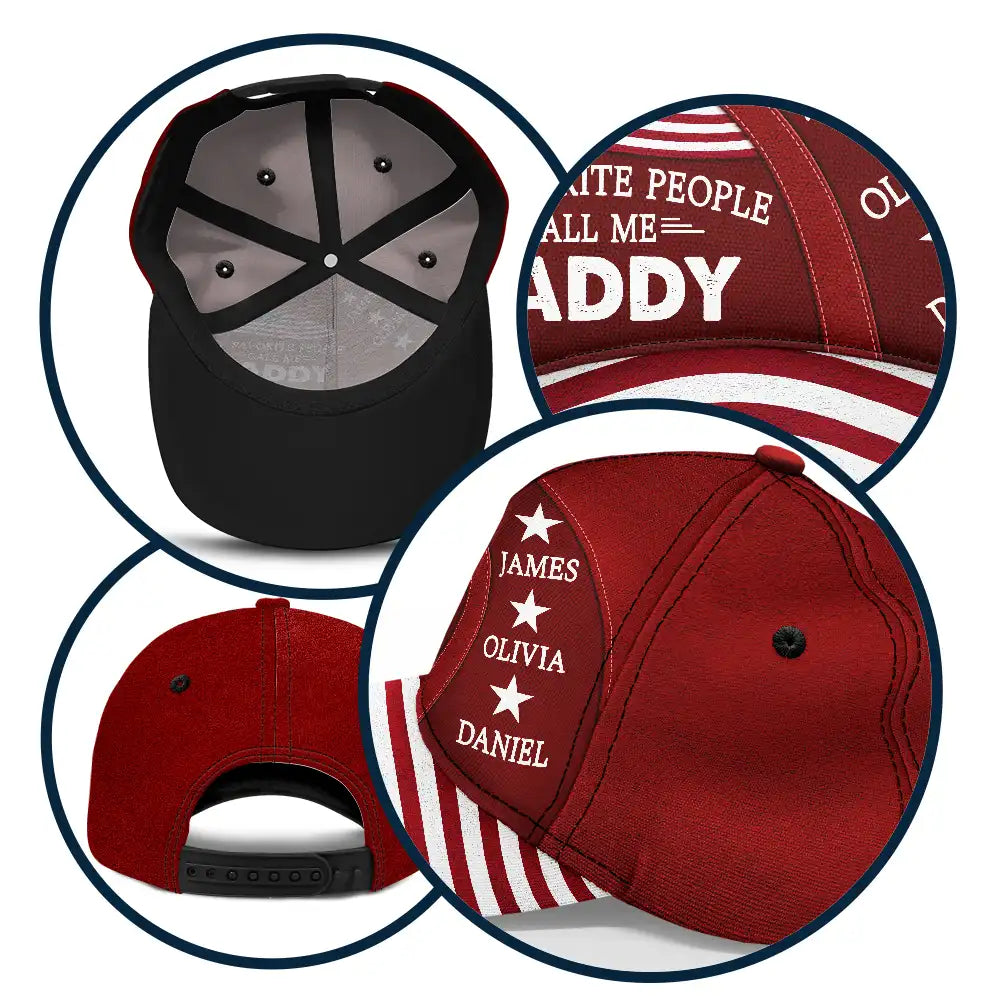 Gift For Husband,Parents,Gift For Yourself,Gift For Men,Gift For Grandpa,Gift For Father,Independence Day,Icon,Proud - US Flag My Favorite People My Stars - Personalized Classic Cap