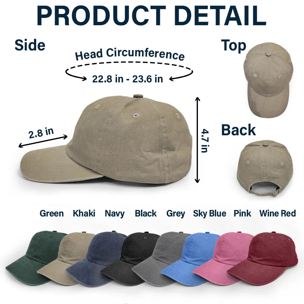 Humorous, Gift For Men, Gift For Yourself, Icon - I Fix Sh!T That's What I Do - Personalized Vintage Washed Denim Cap