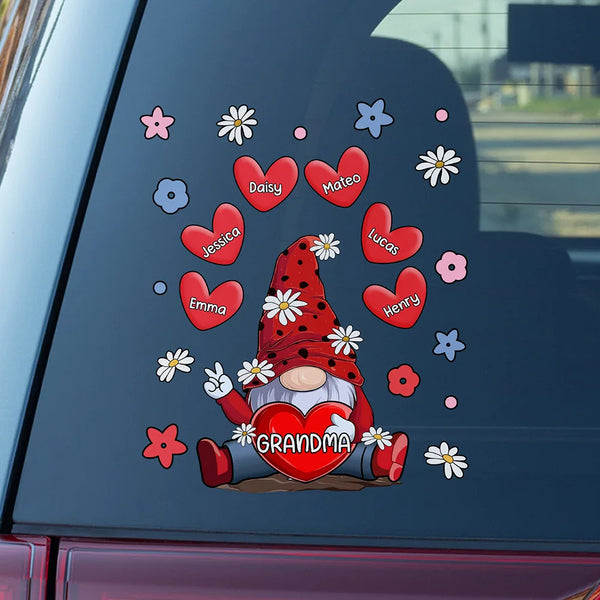 Grandma's Sweet Hearts - Personalized Decor Decal