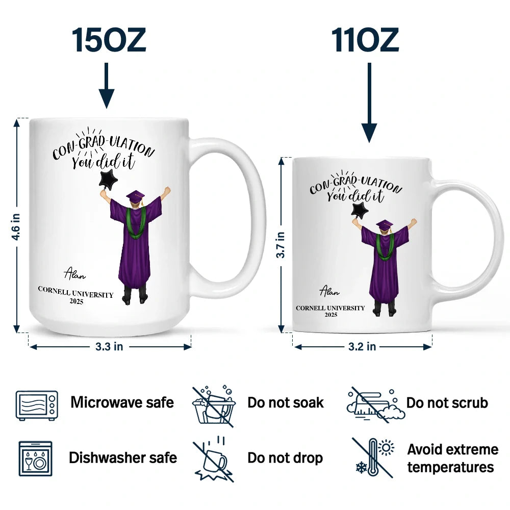 Graduation - You Did It - Personalized Mug