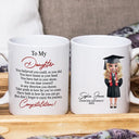 Graduation,Happy,Gift For Yourself - You Believed You Could So You Did - Personalized Mug