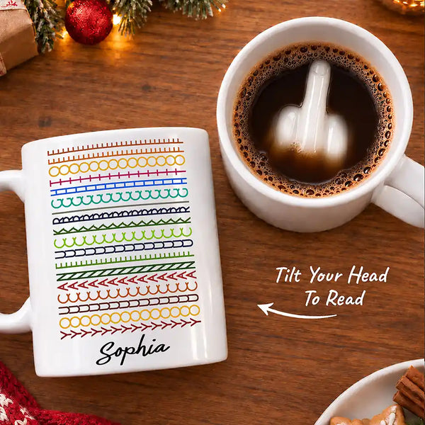Gift For Colleagues,Christmas,Sarcastic,Icon - You Can Fck Right Off Secret Santa Christmas Gifts For Colleagues, Friends, Girlfriend - Personalized Mug