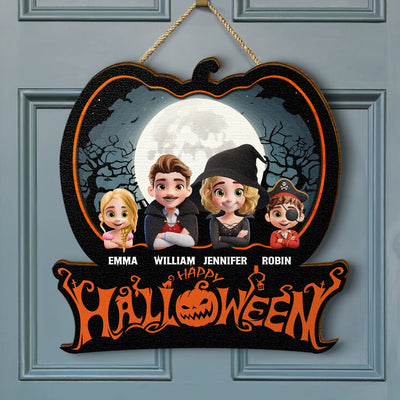 Halloween Wood Sign