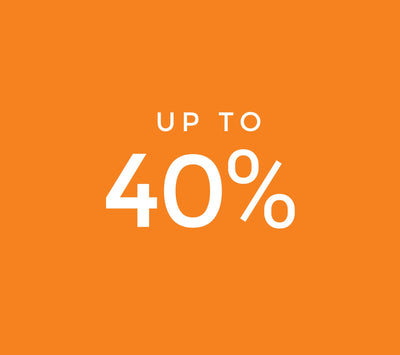 Sale - up to 40% off