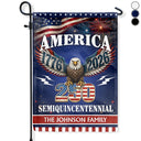 America 250th,Independence Day,Family,Happy,Top Market,Proud - 250 Years America Semiquincentennial - Personalized Flag