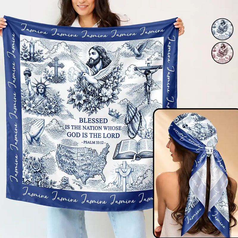 Gift For Yourself,Gift For Women,Happy,Independence Day,America 250th,Gift For Yourself,Gift For Women,Happy,Independence Day,America 250th - 250 Years Of America Blessed Is The Nation - Personalized Scarf