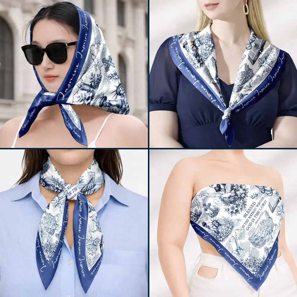 Gift For Yourself,Gift For Women,Happy,Independence Day,America 250th,Gift For Yourself,Gift For Women,Happy,Independence Day,America 250th - 250 Years Of America Blessed Is The Nation - Personalized Scarf