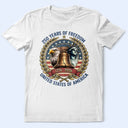 Independence Day,America 250th,Gift For Yourself,Happy,No Custom,Gift For Women,Gift For Men - 250 Years Of Freedom Liberty Bell - T Shirt