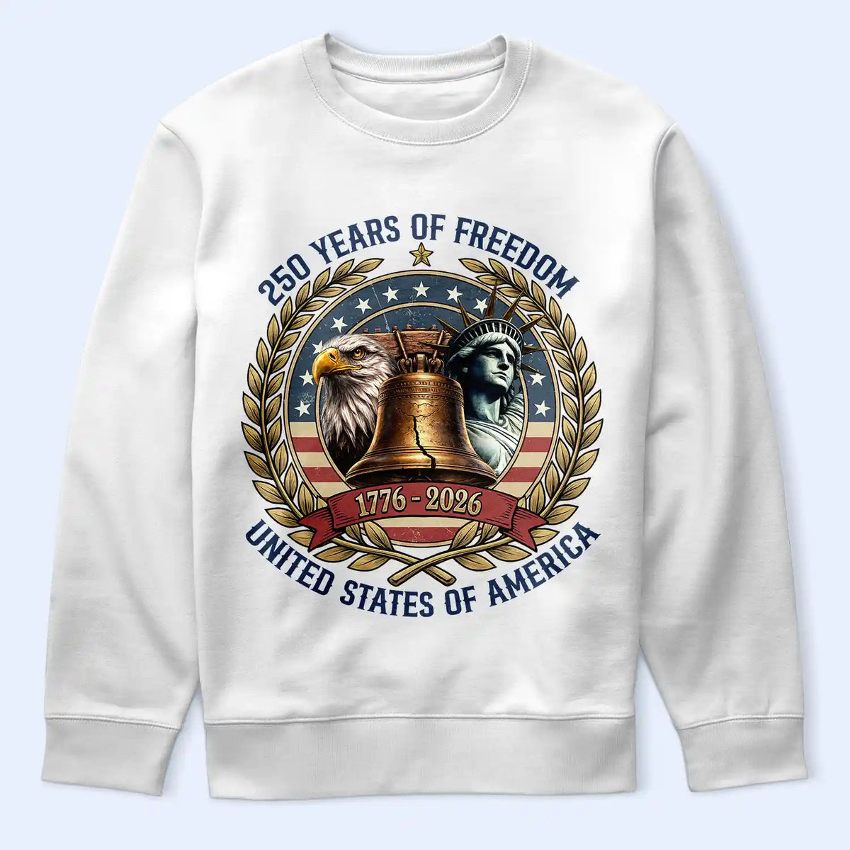 Independence Day,America 250th,Gift For Yourself,Happy,No Custom,Gift For Women,Gift For Men - 250 Years Of Freedom Liberty Bell - T Shirt