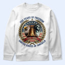 Independence Day,America 250th,Gift For Yourself,Happy,No Custom,Gift For Women,Gift For Men - 250 Years Of Freedom Liberty Bell - T Shirt