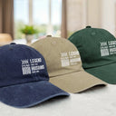 America 250th,Independence Day,Gift For Grandpa,Top Market,Proud,Icon - 250th Anniversary Legend Husband Daddy Grandpa - Personalized Vintage Washed Denim Cap