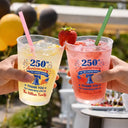 Independence Day,Family,America 250th,Proud - Thank You For Celebrating With Us - Personalized Frosted Cups