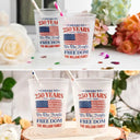 Independence Day,Family,America 250th,Proud - 250th Anniversary We The People - Personalized Frosted Cups