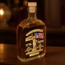 Gift For Men,Gift For Yourself,Gift For Brothers,Gift For Father,Cousin,Gift For Sibling,America 250th,Independence Day,Top Market - 3D Effect 250th Anniversary - Personalized Whiskey Bottle