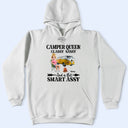 Gift For Yourself,Gift For Women,Happy,Camping - 3D Effect Camper Queen Classy Sassy - Personalized T Shirt