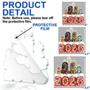 Christmas, Cozy, Family, Vector - 3D Effect Christmas Family Marquee - Personalized Custom Shaped Acrylic Ornament