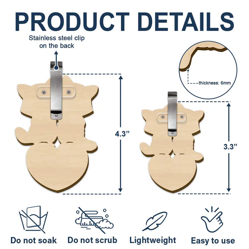 Gift For Couples, Gift For Women, Gift For Men, Gift For Boyfriend, Gift For Girlfriend, Gift For Wife, Gift For Husband, Funny, Love - 3D Effect Couple Raccoon You're Weird I'll Keep You - Personalized Custom Shaped Car Visor Clip