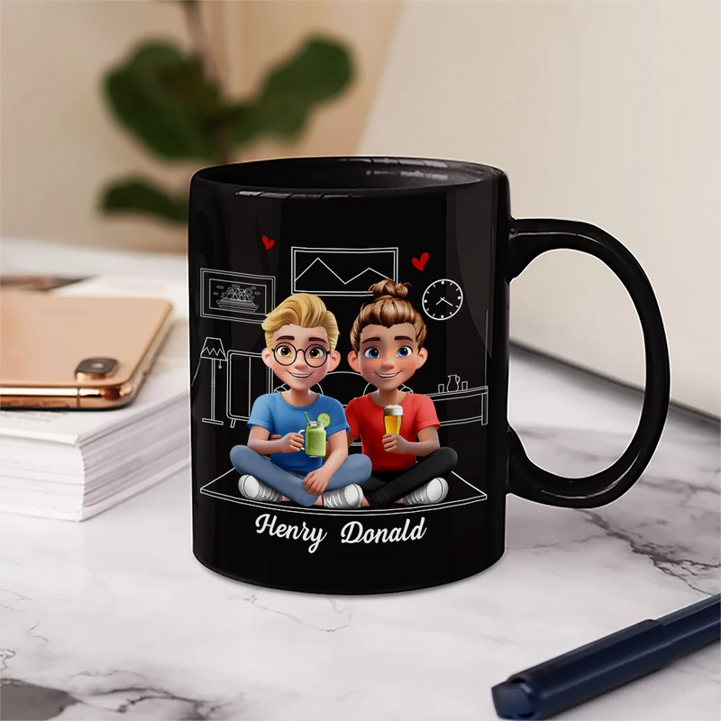 Gift For Couples,Old Couples,LGBT,Gift For Women,Gift For Men,Love,Gift For Wife,Gift For Husband,Gift For Boyfriend,Gift For Girlfriend,Top Market - 3D Effect Couple The Only One I Want To Annoy - Personalized Mug