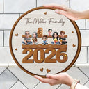 3D Effect Family And Dog Cat - Personalized Custom Shaped Wood Sign