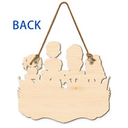 Independence Day,Top Market,Family,Proud,Vector - 3D Effect Family Welcome Home Sweet Home - Personalized Custom Shaped Wood Sign