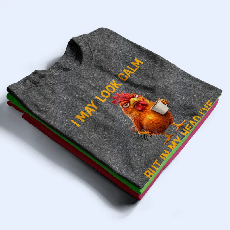 Gift For Yourself, Gift For Women, Gift For Men, Funny - 3D Effect Funny Chicken I've Pecked You - Personalized T Shirt