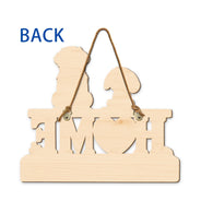 Top Market,Adorable,Pet Lovers,Vector - 3D Effect Home Is Where My Dogs Cats Are - Personalized Custom Shaped Wood Sign