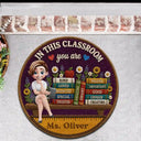 Teacher,Inspirational,Back To School,Vector - 3D Effect In This Classroom You Are Kind Loved - Personalized Custom Shaped Doormat