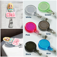 Nurse, Proud, Vector - 3D Effect Nurse Name Job Title - Personalized Badge Reel