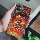3D Effect Roses Mom’s Everlasting Love - Personalized Clear Phone Case