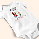 New Mom,New baby,Happy,Top Market - 3D Effect The Best Mom Belongs To Me - Personalized Baby Onesie