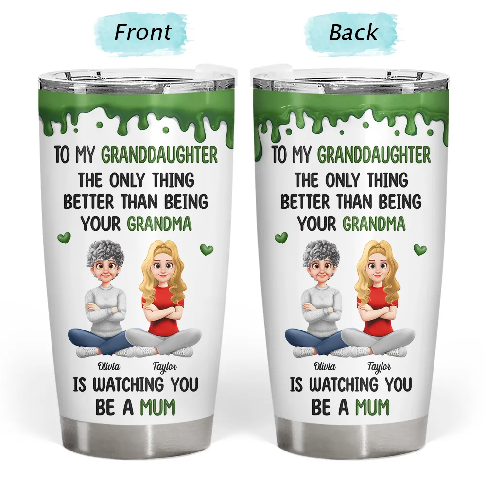 Gift For Daughter,Happy,New Mom,Gift For Women,Top Market,Dad - Daughters (Adult),Gift For Son,Mom - Sons,Dad - Sons,Gift For Grandkids,New Dad - 3D Effect The Only Thing Better Than Being Your Father Mother - Personalized Tumbler