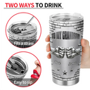 Gift For Son,Gift For Grandkids,Top Market,Icon,Inspirational - 3D Effect To My Son Just Do Your Best - Personalized Tumbler