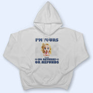 Gift For Mother,Gift For Grandma,Grandma,Grandkids - 3D Effect We're Yours No Returns - Personalized T Shirt
