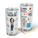Nurse, Gift For Women, Gift For Men, Gift For Yourself, Happy, Top Market - 3D Effect World's Best Nurse - Personalized Tumbler