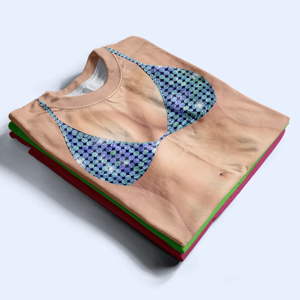 Gift For Bestie,Humorous,Beach,Summer,Icon - 3D Funny Body Disco Party - Personalized Full Print T Shirt