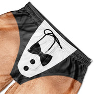 Humorous, Gift For Men, Gift For Yourself, Summer, Wedding, Icon - 3D Funny Body Swim Trunks Man Groomsmen - Personalized Unisex Beach Shorts